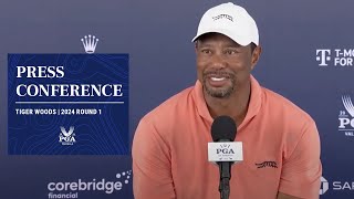 Tiger Woods Press Conference | 2024 PGA Championship Round 1