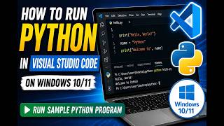 Python on Windows | VS Code Setup from Zero to Running Code