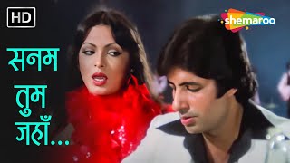 Sanam Tum Jahan | सनम तुम जहाँ मेरा | Kaalia (1981) | Amitabh Bachchan | Parveen Babi | Asha Bhosle