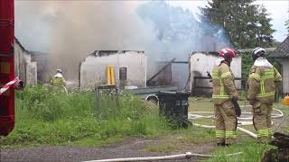 06.06.2019 Brand i bygning - Brædstrup