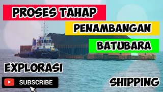 Proses Tahap Penambangan Tambang Batubara