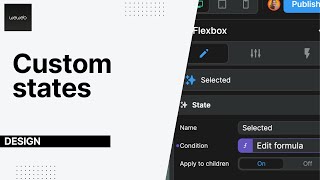 Add custom states to WeWeb elements