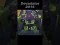 devastator evolution 1984 2016 shorts transformers