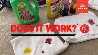 Dollar Tree Detergent | Stain Test 2022