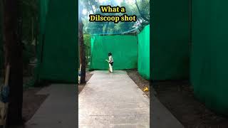 Dilscoop shot played by little Sachin | Scoop shot practice at nets