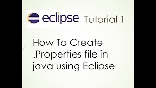 How to create .properties file in java using eclipse
