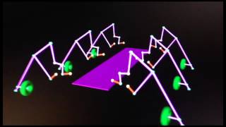 Glider Robot Simulator in Visual Python