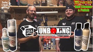 Monster Bowling Ball Cleaners \u0026 Polish - Unboxing \u0026 First Impressions!