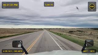🚛 LIVE Trucking POV- IRL- Aurora CO ➜ Dodge CityKS | Relaxing Ride Along