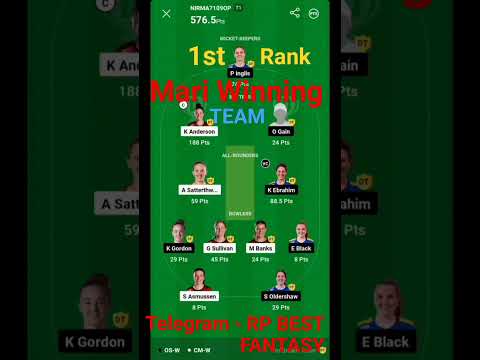 os-w vs cm-w dream11 predicción equipo dream11 para hoy partido os-w vs cm-w dream team no-1 ranking