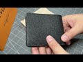 what a $600 wallet gets you louis vuitton taiga leather wallet unboxing