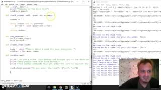 Python 3, Text Adventure Part 4