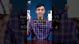 Nothing Phone 2A vs iQOO Z9 5G BGMI Test🔥 #shorts #nothingphone2a #iqooz9 #nothing #iqoo #bgmitest