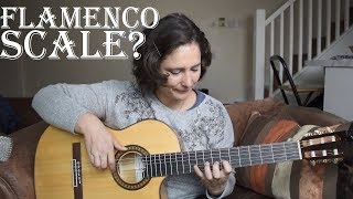 How to play a very common flamenco scale -  phrygian mode on guitar ✔