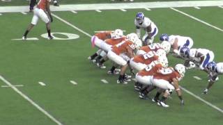 Malcolm Brown Runs for a First Down - Kansas vs. Texas