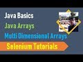 22L. Java Basics for Selenium - Java Arrays - Multi Dimensional Arrays