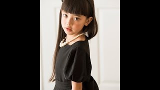 子供服・子供ドレス　ふんわりタックスリーブワンピース TM1005