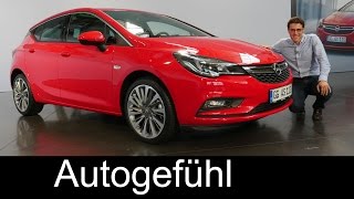 All-new Vauxhall / Opel Astra K world premiere REVIEW test  2016 - Autogefühl