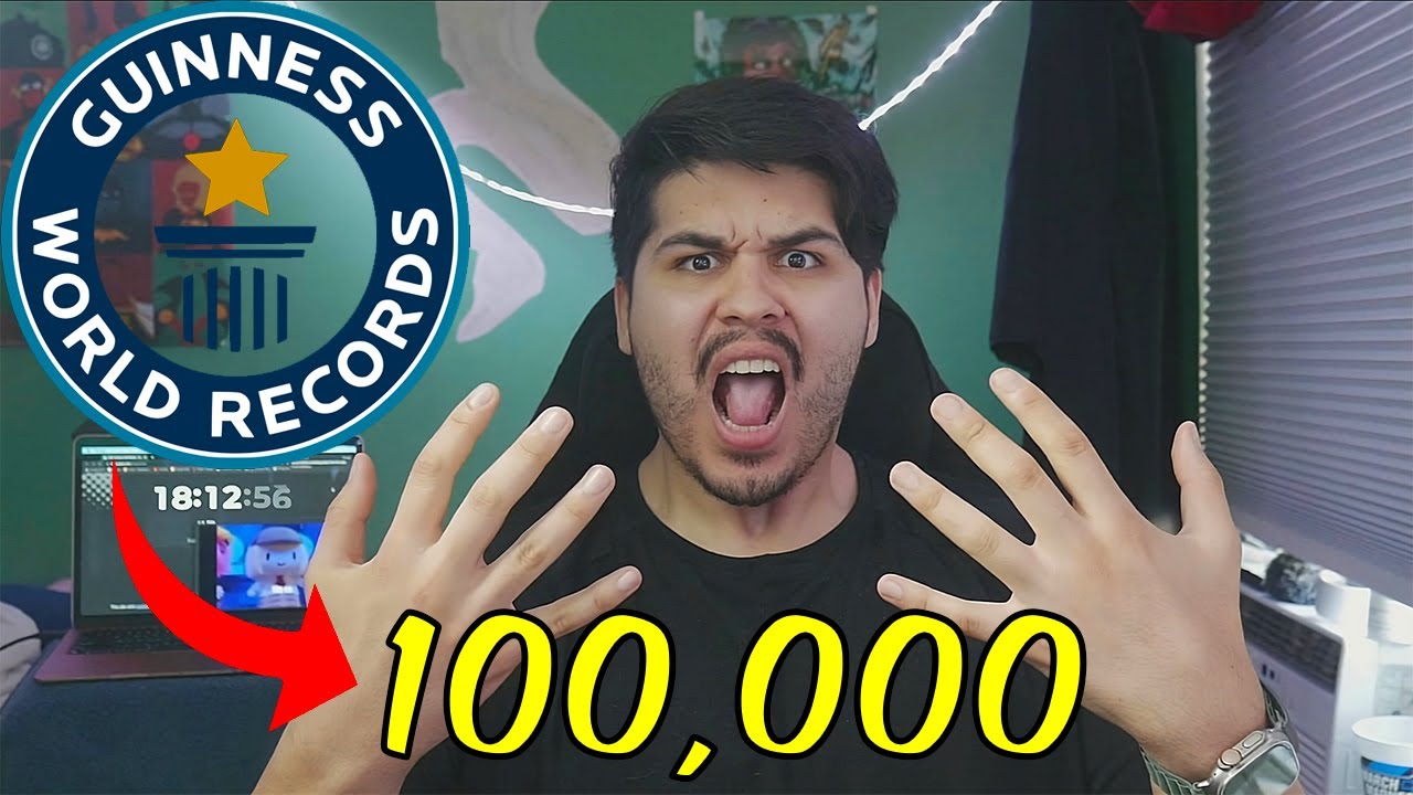 I Kept Count To 100 000 As Fast As Possible Youtube