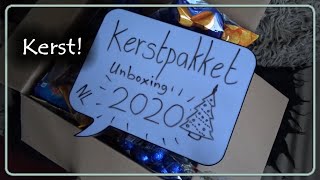 Kerstpakket unboxing 🎄 vlogmas 2020!