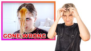 Hairdresser Reacts to People Bleaching 'Money Pieces' Gone Wrong