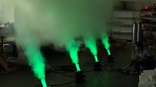 led co2 jet machine disco stage effects 18x3w Cannon Column co2 Jet Fog Machine