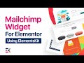 Elementor Mailchimp Widget | ElementsKit | All In One Addons for Elementor Page Builder