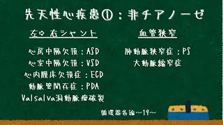 先天性心疾患①〜循環器各論19〜