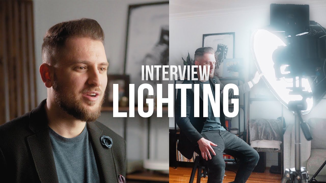 Interview Cinematic Lighting In Office Lighting Setup For The Second