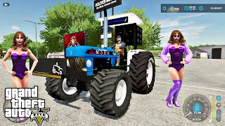 Punjabi Tractor in GTA 5 | Punjabi GTA Video 2022 | Mustang Tractor #shorts #gta5 #gaming #gta