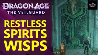 Dragon Age Veilguard Restless Spirits - How to Gather All 4 Wisps in Belfry