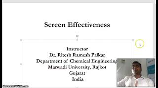 Screen Effectiveness - Part-I