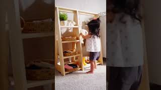 DIY - Toddler Wardrobe #montessori #diy #woodwork