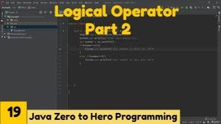 Logical Operators || || Java 2021Complete Java MasterClass Zero to Hero Programming || Udemy Course