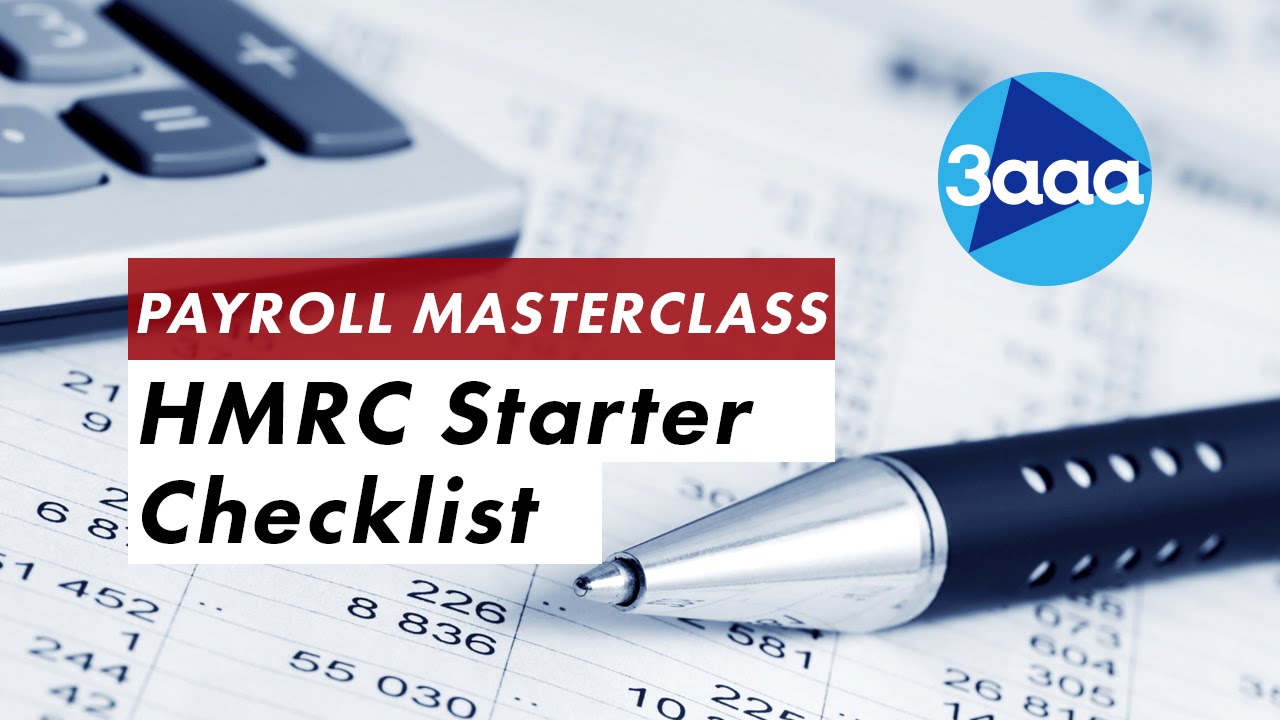 Payroll Masterclass | HMRC Starter Checklist - YouTube