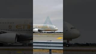 Majestic Etihad Airways A380 Takeoff from JFK to Abu Dhabi | Flight EY2 Departure! #etihad #aviation