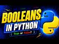 Python Booleans | python tutorial for beginners