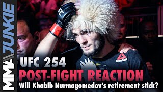 Will Khabib Nurmagomedov's retirement stick? | UFC 254 post-fight reaction