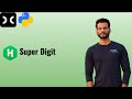 SuperDigit | HackerRank | Recursion