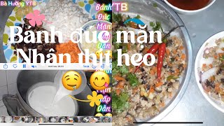 Cách làm bánh đúc mặn nhân thịt, bữa sáng ngon tuyệt vời từ mẹ làm .👍 😋🤤 🤩