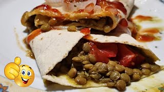 PIADINA CON LENTICCHIE/non ci crederai ma è strepitosa😋PIADINA WITH LENTILS