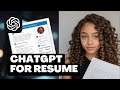 Use This ChatGPT Resume Builder (Stop Wasting Time)