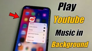 How to play Youtube Music in background in iPhone🔥🔥iOS 14 - 13 (Screen Off + While Using other Apps)