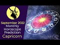 September 2022 Capricorn Monthly Horoscope Prediction |Capricorn Moon Sign Predictions September2022