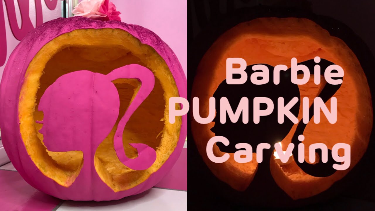 PUMPKIN CARVING IDEAS ♡ BARBIE HALLOWEEN PARTY IDEAS - YouTube