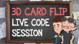 3D Card Flip: Live Code Session - Supercharged