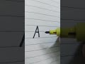 How to write Αα / alpha (Greek)