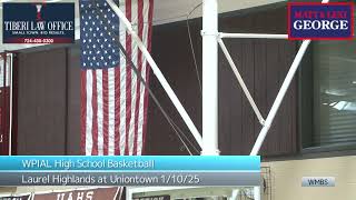 WPIAL Boys High School Basketball Laurel Highlands at Uniontown 1/10/25