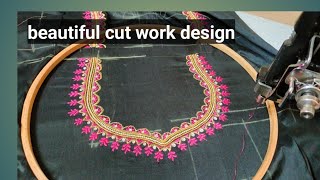 cut work design ಯಾವತರ ಮಷೀನ್ ವರ್ಕ್ ಅಲ್ಲಿ ಮಾಡೋದು ಅಂತ ಈ ವಿಡಿಯೋದಲ್ಲಿ ತೋರಿಸಿದ್ದೀನಿ ವಿಡಿಯೋ ಫುಲ್ ನೋಡಿ