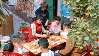 SUM VẦY BÊN NỒI BÁNH CHƯNG NGÀY TẾT | MELY FOOD